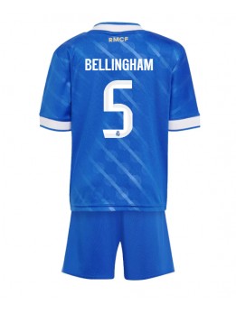 Billige Real Madrid Jude Bellingham #5 Tredjedraktsett Barn 2025-26 Kortermet (+ Korte bukser)